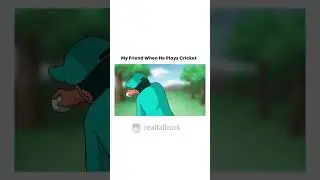 MY FRIEND WHEN HE PLAYS CRICKET || CHAL BEY #chalbey #animation #funny