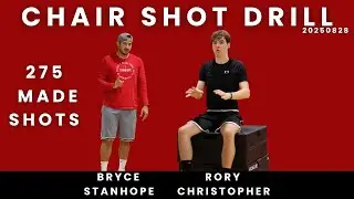 Rory Christopher 2028 Workout With Bryce Stanhope | Chair Form Shooting Training | 4K