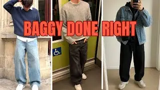8 Baggy Pants & Jeans Outfit Ideas for Men  Oversized Streetwear Looks