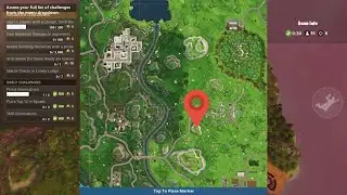 SEARCH WHERE THE STONE HEADS ARE LOOKING | TREASURE MAP LOCATION | Fortnite Battle Royale