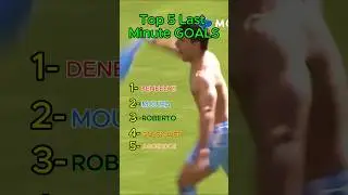 Top 5 Clutch Football Moments of All Time #goals #football