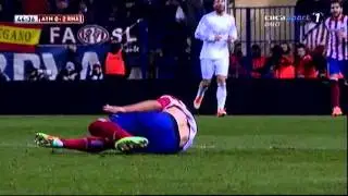 C Ronaldo Horror foul vs Manquillo  LA COPA