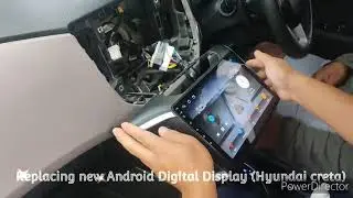 Replacing new Android digital display( Hyundai creta)