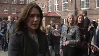 Kronprinsesse Mary besøger Sundbyøster Skole