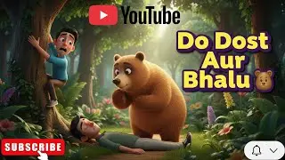 Do Dost Aur Bhalu 🐻 | Moral Story for Kids | Hindi Kahani | Tricfo