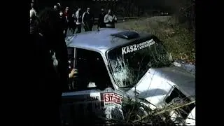 Magyar Rallye Arch&iacute;vum - Lada VFTS - Szokolai, Hodula, Pethő - Eger Rallye 2004 - CRASH