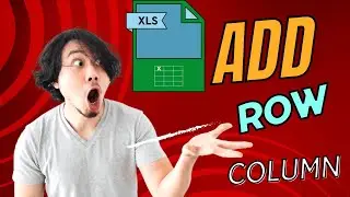 Add column or row in excel