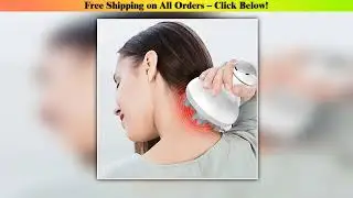 Wireless Electric Neck Head Massager Deep Tissue Promote Hair Growth 3D Scalp Massager Antistress