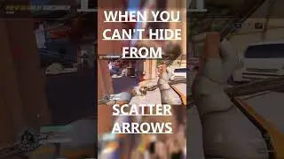 THROWBACK TO WHEN YOU CANNOT HIDE FROM SCATTER ARROWS - OVERWATCH 1 #shorts