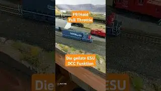 ESU Full Throttle   F9/Hold #alexe #modellbahn