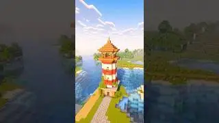 Most Epic Minecraft Lighthouse Build #minecraft #minecraftbuilding #minecraftsurvivalseries