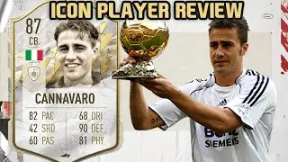 THE BERLIN WALL! 87 ICON FABIO CANNAVARO PLAYER REVIEW! FIFA 22 ULTIMATE TEAM
