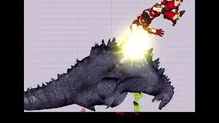 iron man and hulk vs godzila