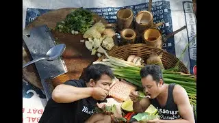 Red fish soup with hot chili delicous village