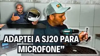 “Como adaptei a case da SJCAM SJ20 pra microfone – solução simples que muda tudo!”