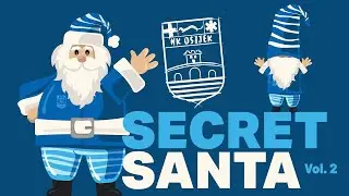 NK OSIJEK SECRET SANTA 2: DARIVANJE BIJELO-PLAVIH