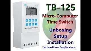 TB-125 Micro-Computer Time Switch (Unboxing + Setting + Installation) (Urdu + Hindi)