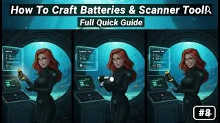How To Craft Batteries & Scanner Tool 🔍 Full Quick Guide (#8)