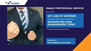 1st Line of Defence - Integrated Risk Management Demo
