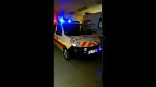 Full led blue emergency