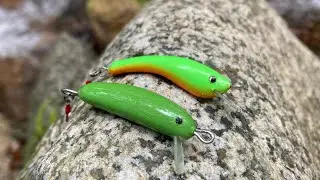 【渓流ルアー】ハンドメイドミノーでイワナ釣り (カキピー)(ミニスパイカー) #troutfishing2023