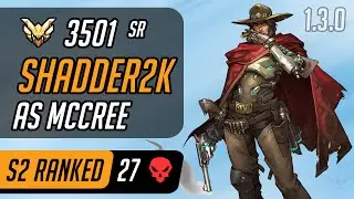 Shadder2k as McCree, Tracer & Genji in Ilios [Master &ndash; 27 eliminations - Season 2 - 1.3.0]