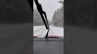 Beautiful snow ❄️ #snow #christmas #germany #driving