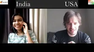 Cambly English Conversation #67 with lovely tutor from the USA | Adrija Biswas