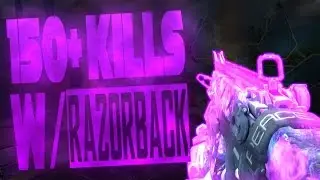 CRAZY 150+ KILLS w/ RAZORBACK SMG - BEST SMG IN THE BO3! (Black Ops 3 100+ Kills)