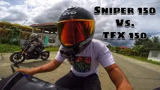 SNIPER 150 VS TFX 150 FRIENDLY GUAGE