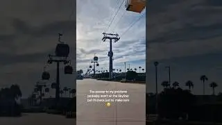 It definitely helped 🤭 #skyliner #disney #disneyparks #disneyparksuk #waltdisneyworld #disneycontent