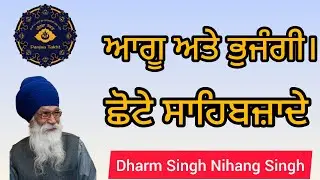 ਆਗੂ ਅਤੇ ਭੂਜੰਗੀ।ਛੋਟੇ ਸਾਹਿਬਜ਼ਾਦੇ Dharm Singh Nihang Singh Ji #nihang_life #sikhi #shabad #youtube #yt 