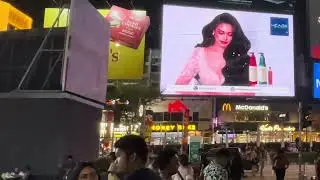 McDonald's Bukit Bintang Walk Upon LED Advertising Board Malaysia Kuala Lumpur Dooh Companies
