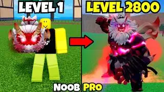 Went from Noob to Max using Fiend Yeti in Blox Fruits Noob to Pro!