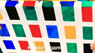 026 How to make easy DIY colored painting over tape