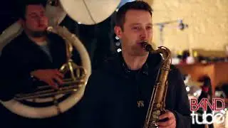 Bandtube: BC Brass Roaming Wedding Band Leeds Yorkshire UK - I Can't Feel My Face (Cover)