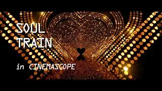 Shimmering DANCE Floor Background  | The Golden Heart Tunnel in 4K 60fps Widescreen