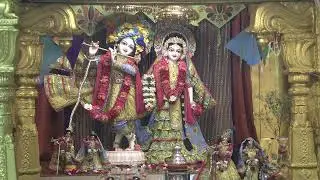 🙏🌟 Radha Gopinath Mandir Daily Live | Edison, NJ 🕉️🎶