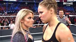 Ronda Rousey vs. Alexa Bliss Full Match WWE