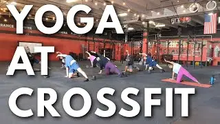 Weight Loss Progress - Yoga Class at CrossFit Gym