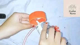 Plastic bottle chhudi, national flag colors, patriotic jewelry, creative accessories, reuse recycle,