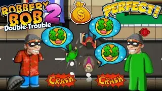Robbery Bob 2 - Gameplay Walkthrough By Paradiso & Green Screen Bob Ep 4