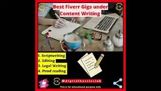 🔥Best Fiverr Gigs under Content Writing🔥#shorts🔥#digitalhuslteclub🔥4 September 2022🔥