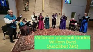 Victimae paschali laudes by William Byrd Duet Vanessa and Anita Quodlibet ABQ