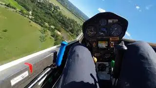Glider DG1000 landing - Camden, Australia (YSCN)