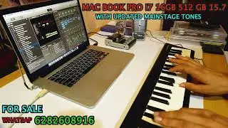 MAIN STAGE updated indian tones and mac book pro for sale