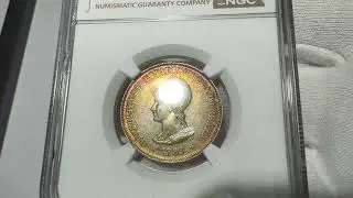 Moeda do Brasil: 500 R&eacute;is 1889 - Republica - Graduado pela NGC MS 64 - Flor de Cunho -