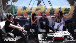Nicole Alvarez Interviews CHVRCHES at the KROQ Coachella House