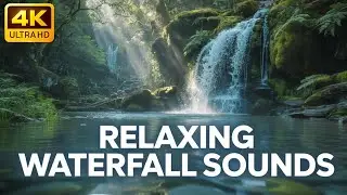Relaxing Waterfall Sounds in Deep Forest 🌿 | Nature Ambience for Sleep, Study & Meditation