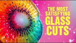 The Most Satisfying Crystal Kiwi Cuts Compilation ✨ ASMR Glass Fruits